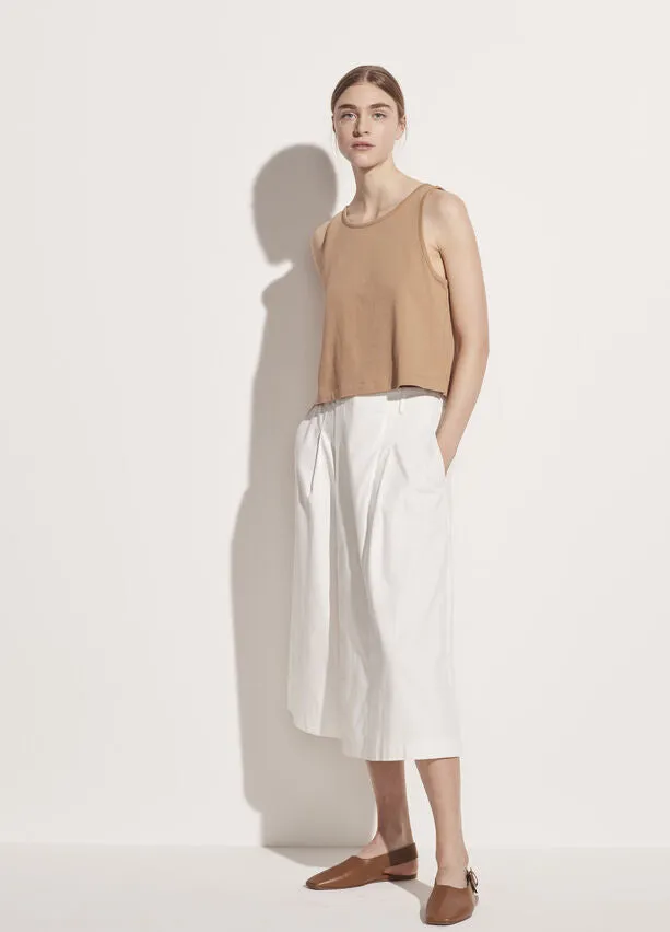 Vince - Cropped Swing Tank in Dune