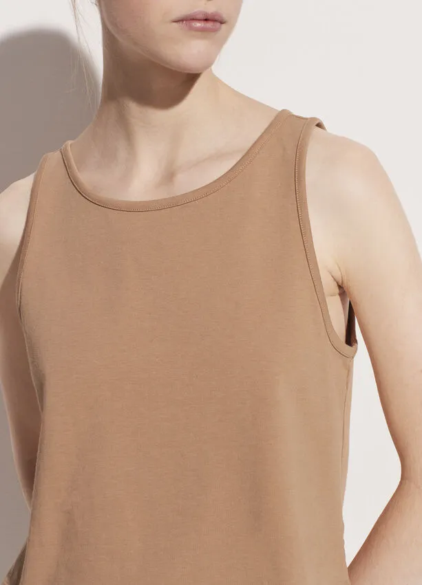 Vince - Cropped Swing Tank in Dune