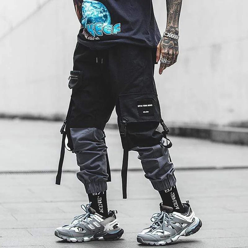 WLS Dark Cargo Tech Pants