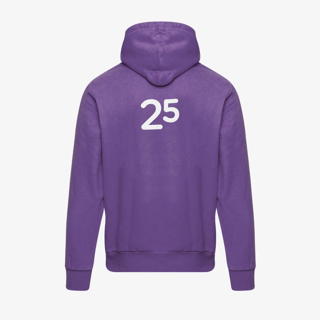 Women's purple 25 hoodie