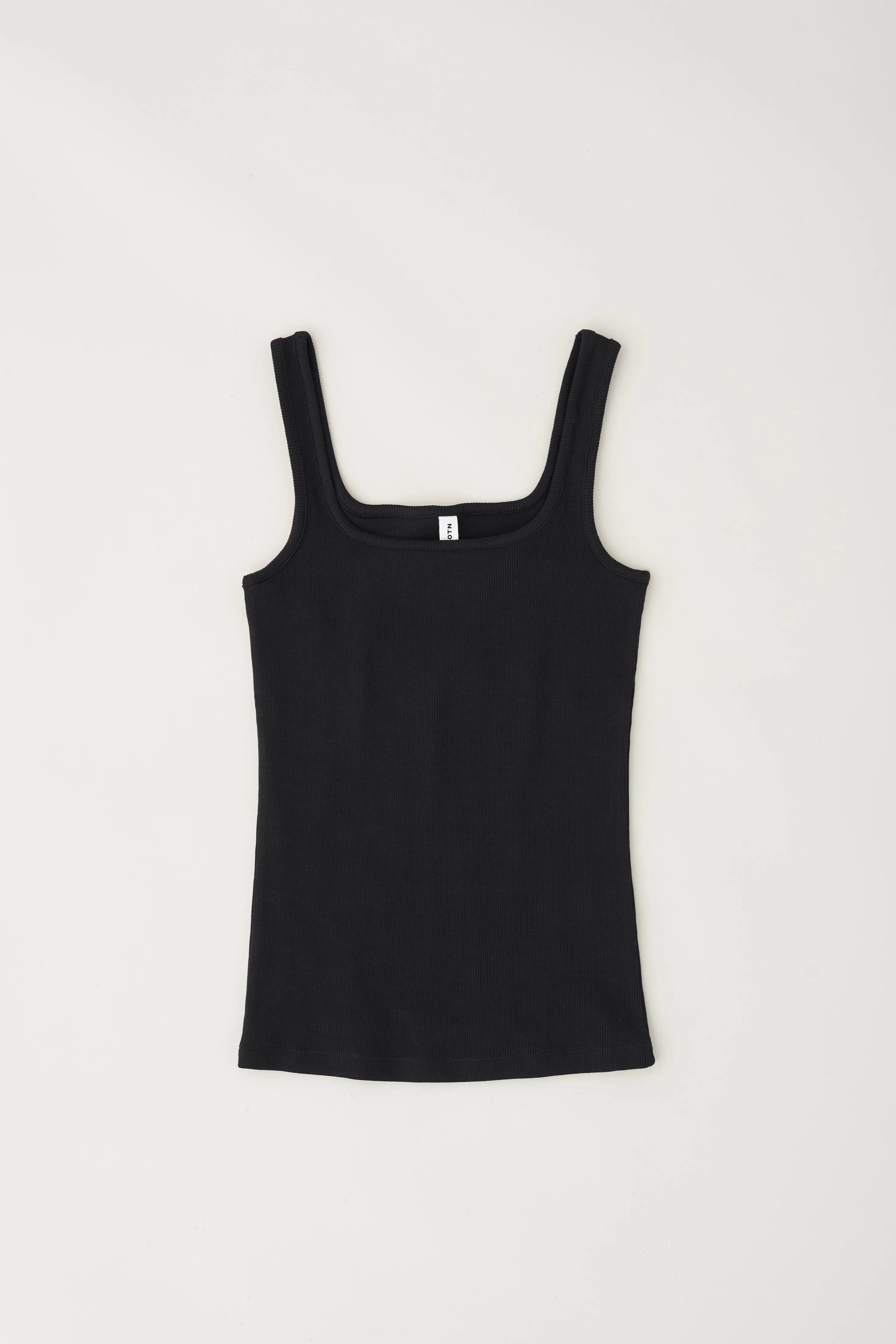 Women's Square Neck Tank in Black