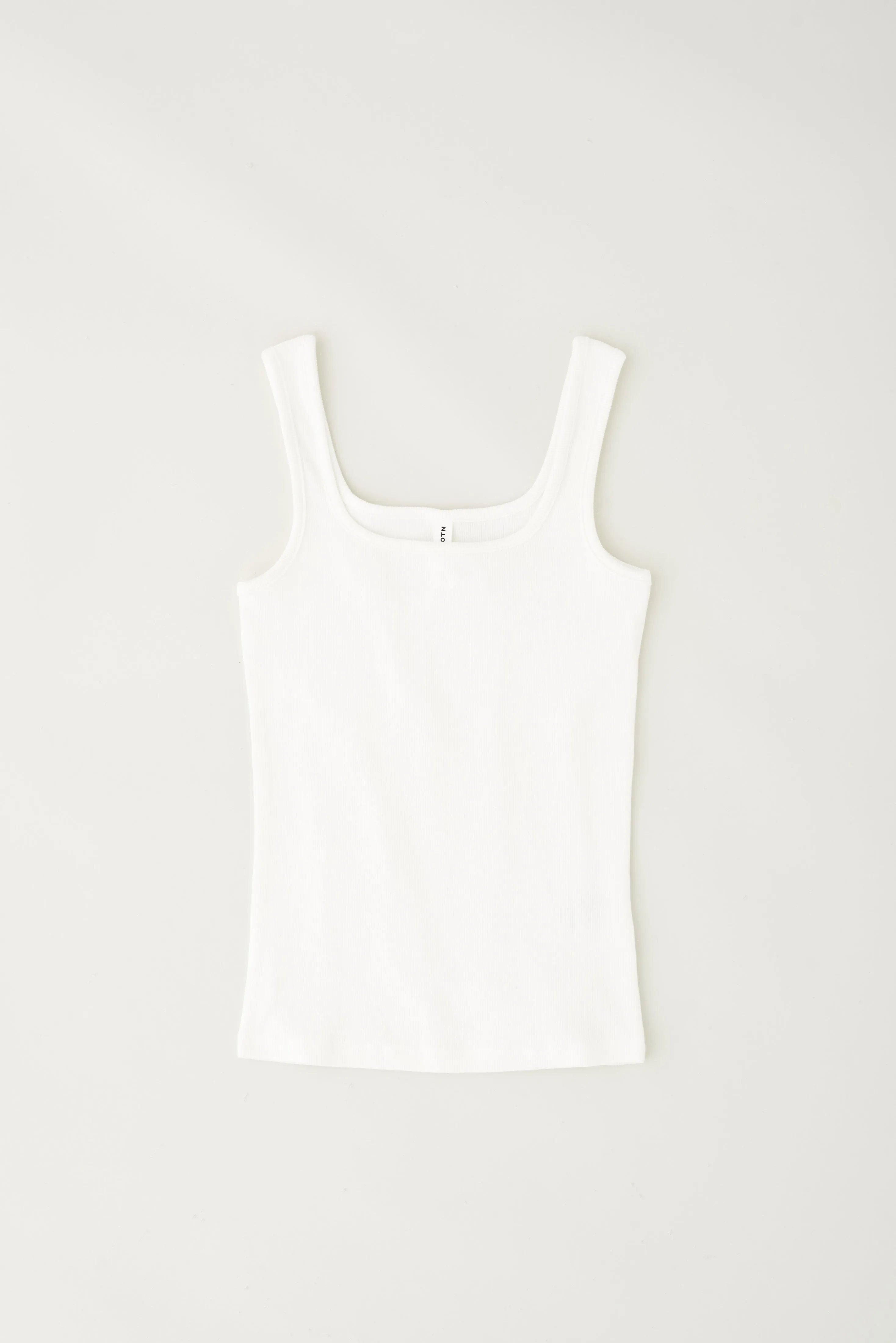 Women's Square Neck Tank in Marshmallow