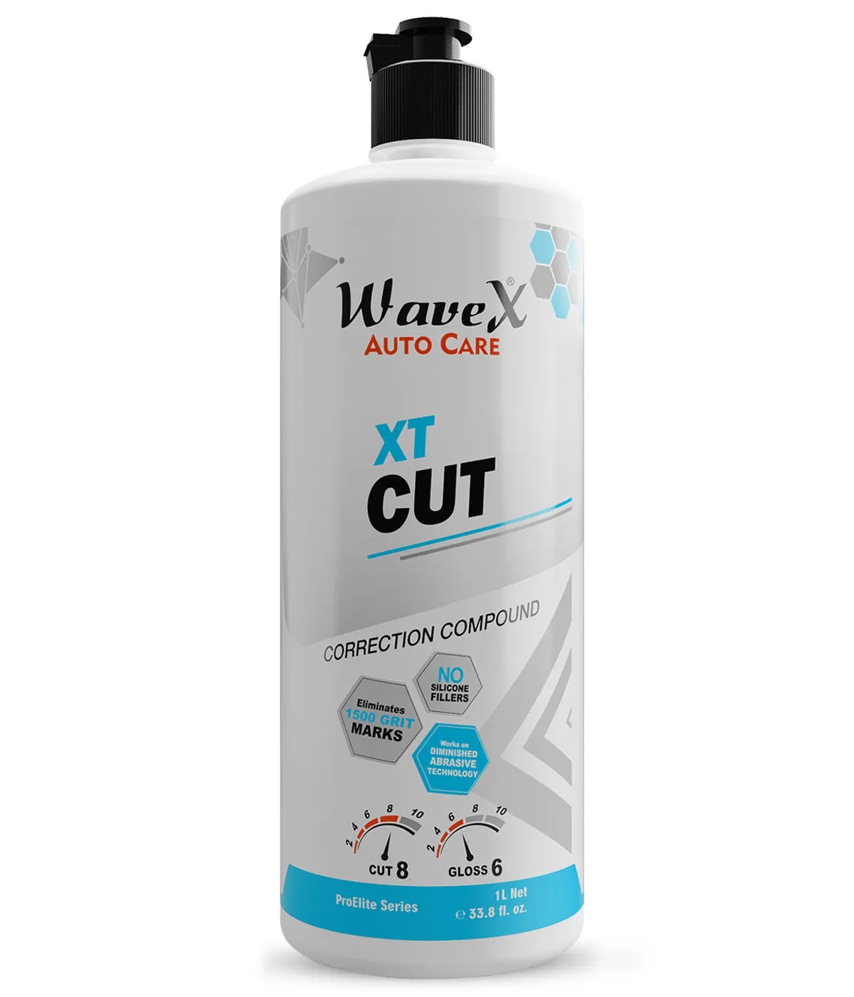 XT-CUT Compound – Heavy Cut Abrasive Polishing Compound for Deep Scratches, Sanding Marks, Swirls & Holograms